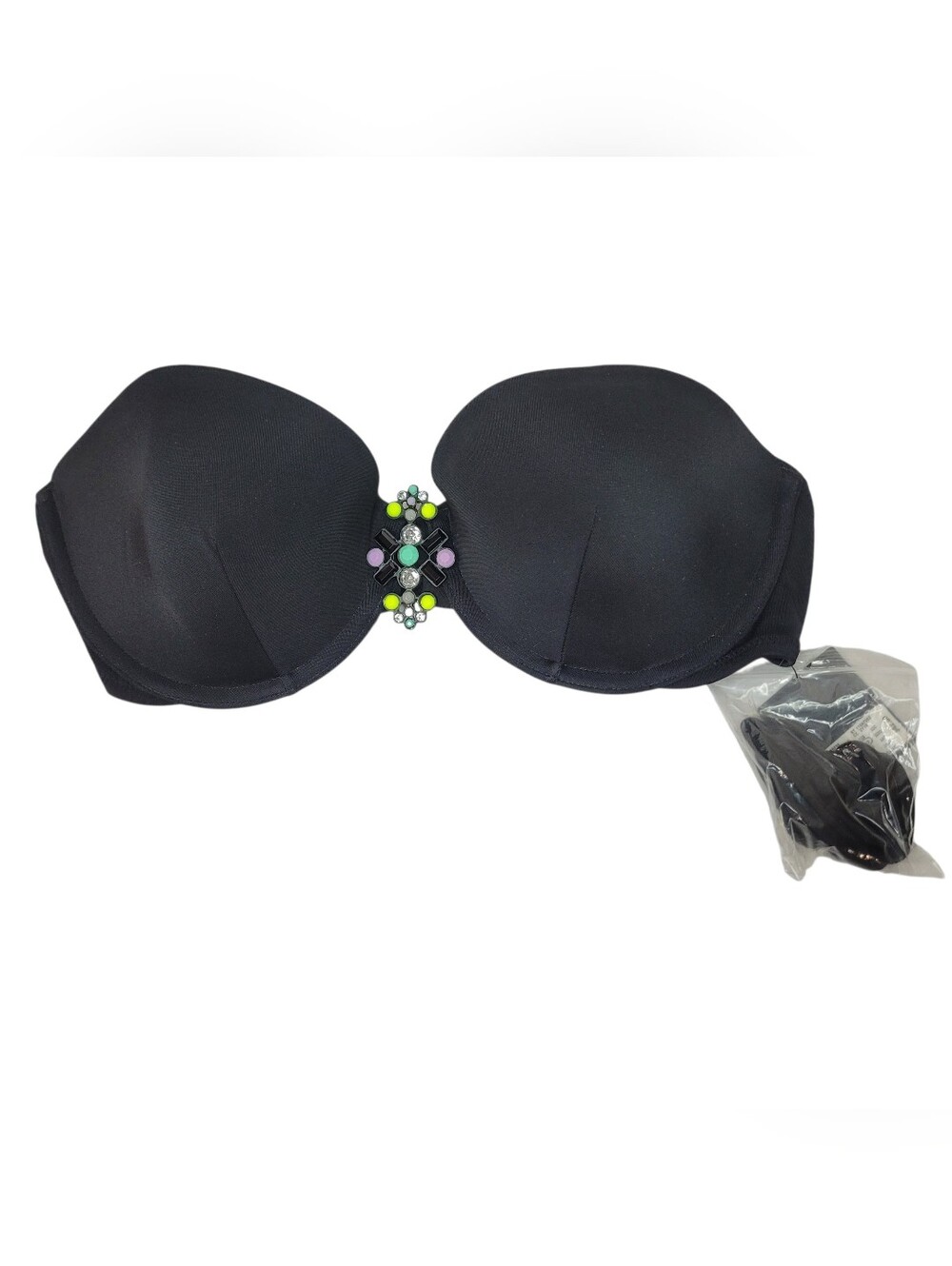 Victoria's Secret Embellished Jeweled Convertable Pushup Bikini Top 32D